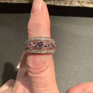 Lia Sophia Amethyst Ring
